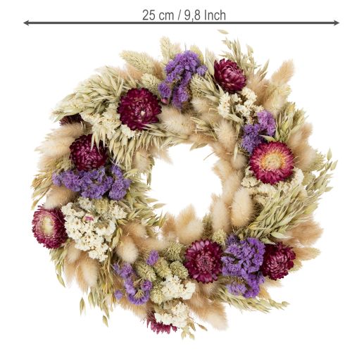 Artikel Trockenblumenkranz Festliche Tischdekoration für besondere Anlässe und Saison 25cm