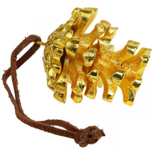 Artikel Tannenzapfen Deko Zapfen zum Aufhängen Gold H6cm
