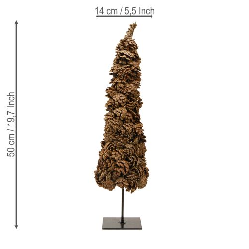 Artikel Zapfenbaum Weihnachtsbaum Zapfen Deko Natur 14×50cm