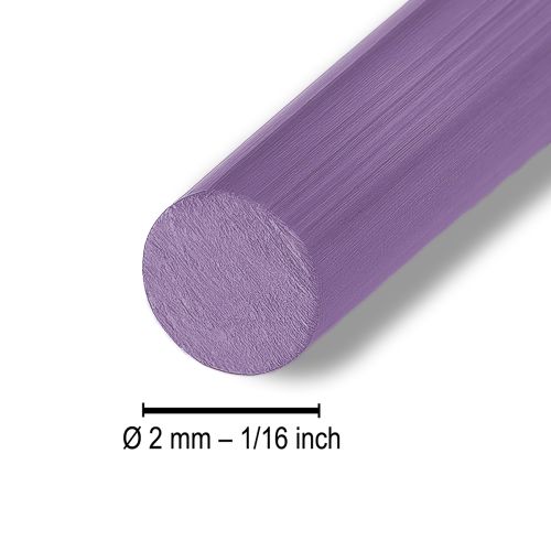 Artikel Aluminiumdraht Lila Ø2mm Schmuckdraht Lavendel Rund 500g 60m