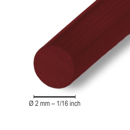Artikel Aluminiumdraht Ø2mm 500g 60m Bordeaux
