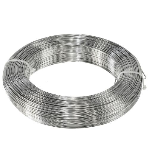 Artikel Aludraht Silber Basteldraht Dekodraht 1,5mm 1000g für Schmuck, Floristik und DIY-Projekte