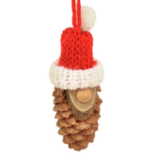 Artikel Christbaumschmuck Wichtel Zapfenwichtel Rot 9cm 12St