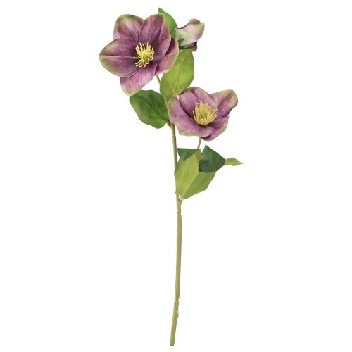 Artikel Christrosen Künstlich Schneerose Lila Blüte L35cm 6 St