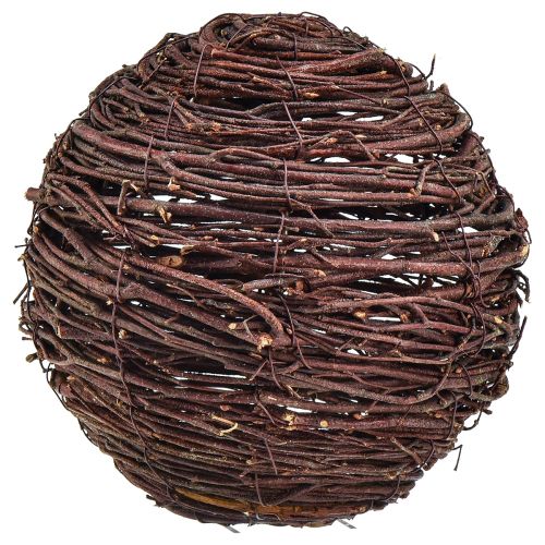 Floristik24 Deko Kugel aus Reben Rebenkugel Natur Braun Ø20cm