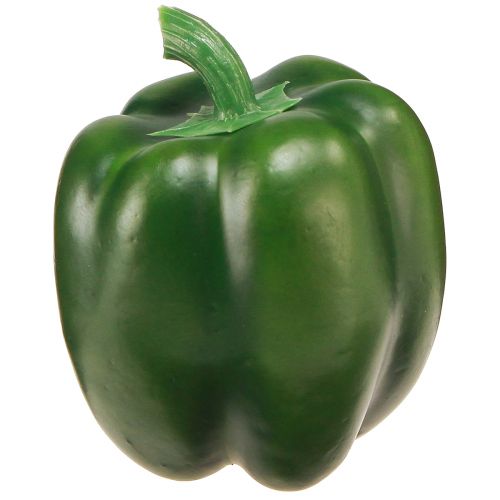 Deko Paprika Grün Lebensmittelattrappe Gemüse H10cm