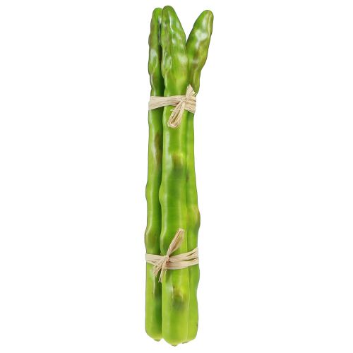 Artikel Deko Spargel Grün Künstliches Gemüse L22cm Ø1,5cm 3St