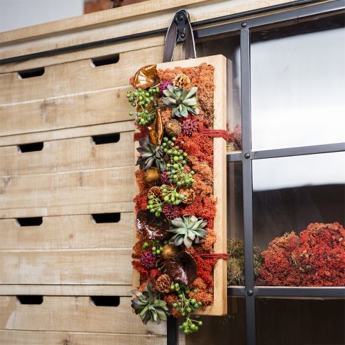 Artikel Deko Tablett länglich Holztablett mit Griffen Buche 50×19,5cm