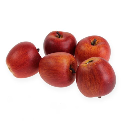 Floristik24 Apfel Gala Rot 5cm 12 St