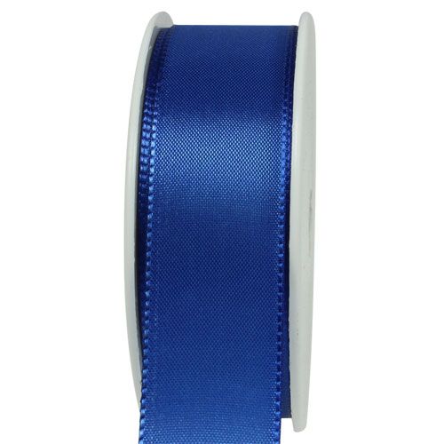Floristik24 Geschenk- und Dekorationsband Dunkelblau 40mm x 50m