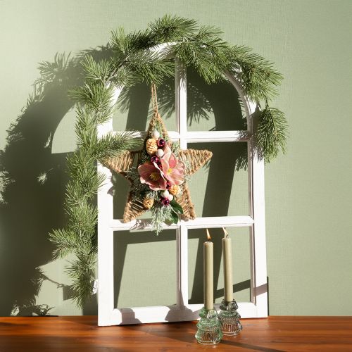 Artikel Dekofenster Shabby Chic Holz Deko Fenster Weiß 40×70cm