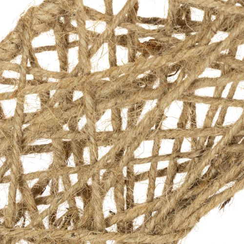 Dekoringe Jute Natur Hängedeko Boho Ø38cm 2St Metallringe Wanddeko Fensterdeko | Floristik24.de