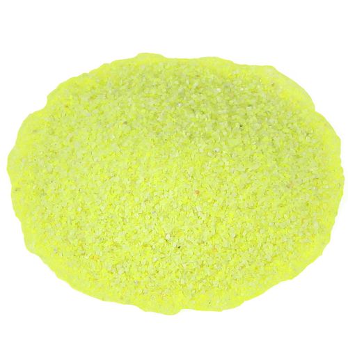 Dekosand Gelb Neon Farbsand 0,5mm Sand Neongelb 1kg