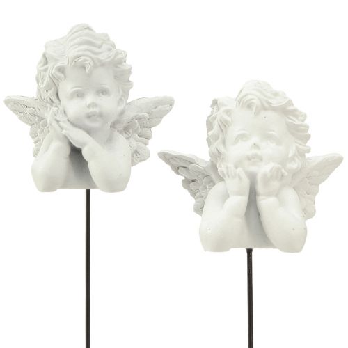 Artikel Dekostecker Engel Figuren Grabschmuck Weiß H5cm 6 St