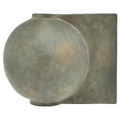 Artikel Dekovase Vase Keramik Antik Optik Bronze Grau 30×20×24cm