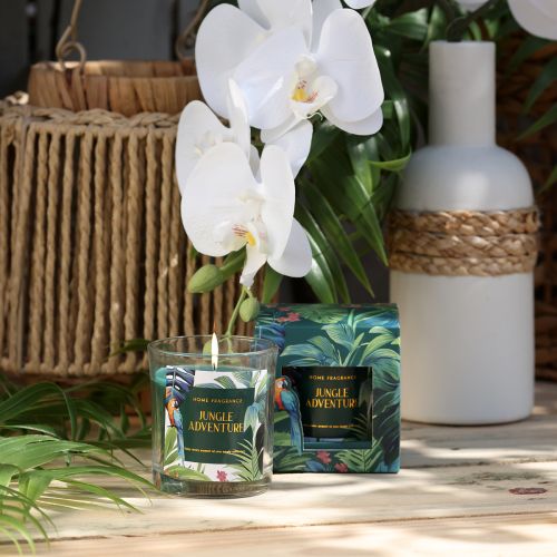 Artikel Duftkerze im Glasgefäß Gurke-Eukalyptus Kerze Grün Ø7cm