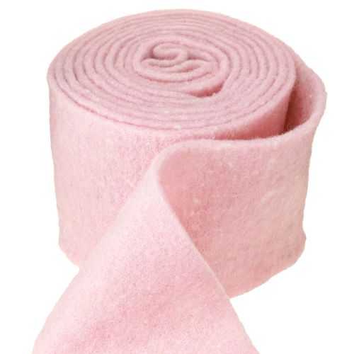 Filzband Rosa Topfband Wollband Wollfilz B15cm L5m