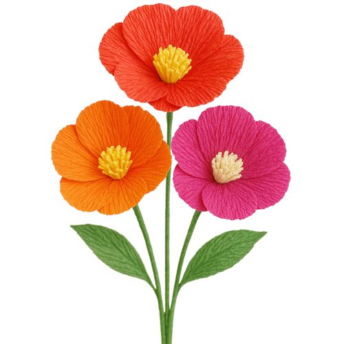 Floristen-Krepppapier Pink 50x250cm