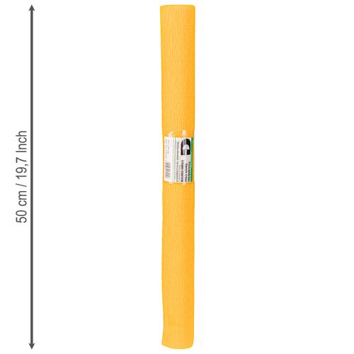 Artikel Floristen-Krepppapier Sonnengelb 50x250cm