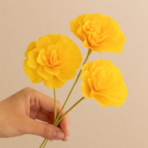 Artikel Floristen-Krepppapier Sonnengelb 50x250cm