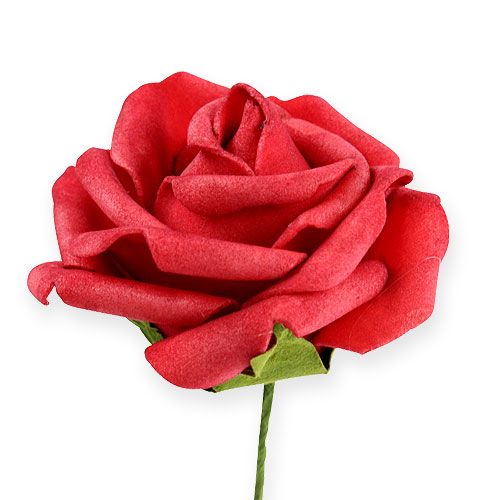 Artikel Foam-Rose Ø6cm Rot 27 St