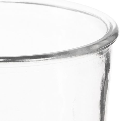 Artikel Glasvase Konisch Deko Vase Transparent Ø12cm H15,5cm 2St