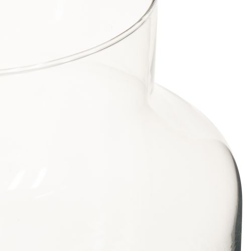 Artikel Glasvase Rund Blumenvase Groß 100% Recyceltes Glas H20 Ø17cm