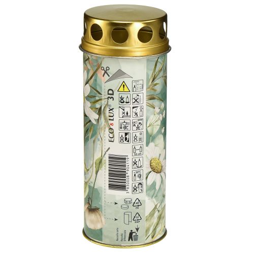 Artikel Grablicht mit Motiv Trauerdeko Ø6cm H17cm 6St