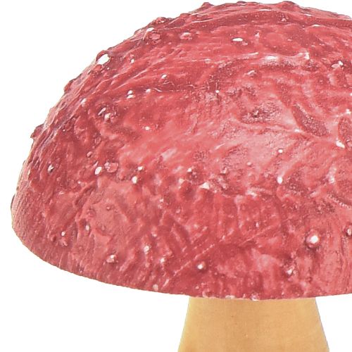 Artikel Holzpilze Deko Pilze Tischdeko Herbst Rot Natur 5×6cm 9St