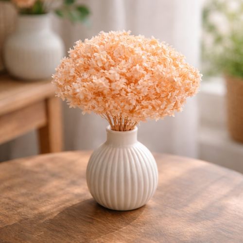 Artikel Hortensie Große Trockenblume gefärbt für elegante Floristik Dekorationen zuhause 65cm