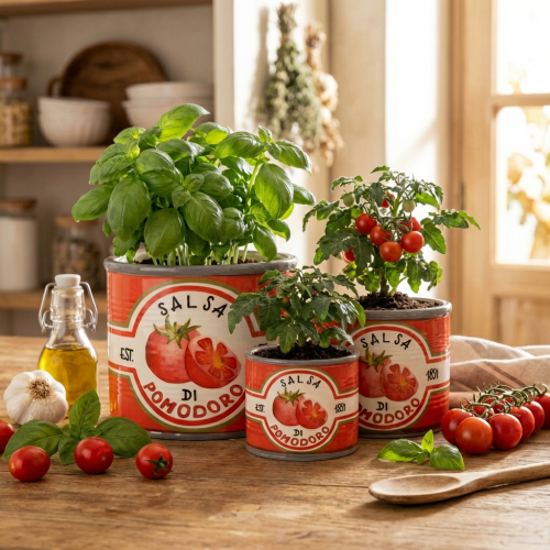Artikel Dekorative Pflanzgefäße Keramik Tomaten Design für stilvolle Akzente Zuhause 14cm 3er-Set