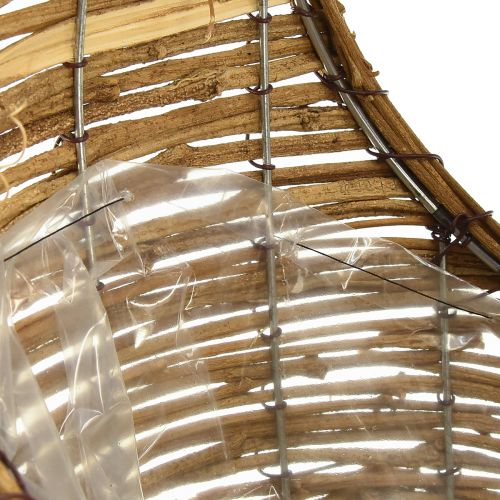 Artikel Korb zum Bepflanzen mit Henkel Rebe L18/22cm 2er-Set