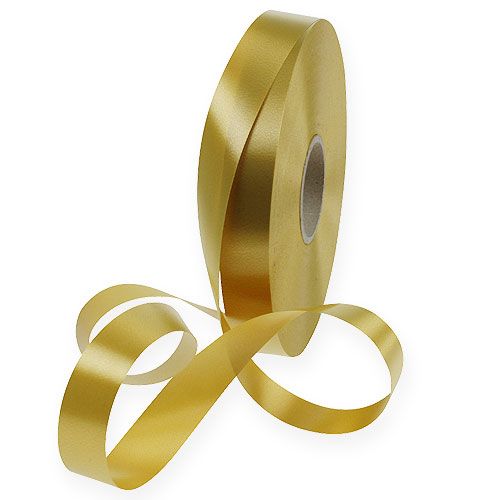 Kräuselband Gold 19mm 100m