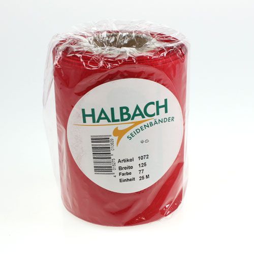 Artikel Kranzband Rot 125mm 25m