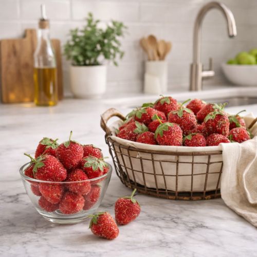 Artikel Künstliche Erdbeeren Deko Objekte für elegante Inneneinrichtungen und Feiern 4cm 24St