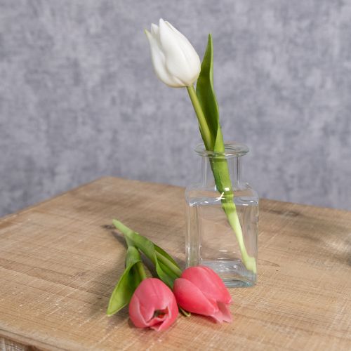 Künstliche Tulpe realistische Dekoration Langlebige Kunstblume für zuhause 21cm 6St | Floristik24.de
