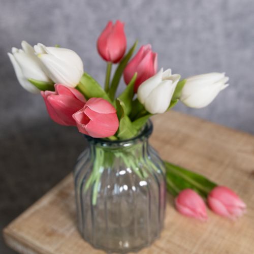 Künstliche Tulpe realistische Dekoration Langlebige Kunstblume für zuhause 21cm 6St | Floristik24.de
