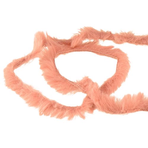 Artikel Kunstfell Schnur Rosa Schnur Deko-Kordel aus künstlichem Fell 50g 30m