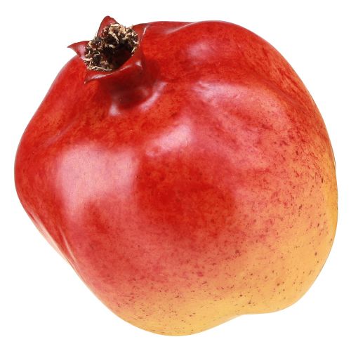 Floristik24 Kunstobst Granatapfel künstlich Rot Gelb 9×11cm
