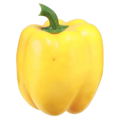 Floristik24 Lebensmittelattrappe Deko Gemüse Paprika Gelb H10cm