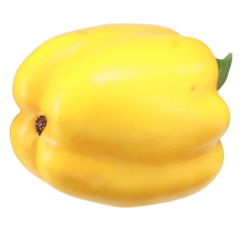 Lebensmittelattrappe Deko Gemüse Paprika Gelb H10cm | Floristik24.de