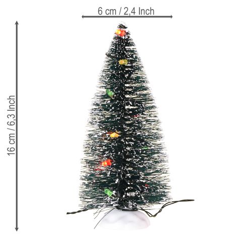 Artikel LED Weihnachtsbaum Mini künstlich Für Batterie 16cm 2St