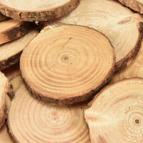 Artikel Mini Holzscheiben Deko Baumscheiben Natur Ø5-7cm