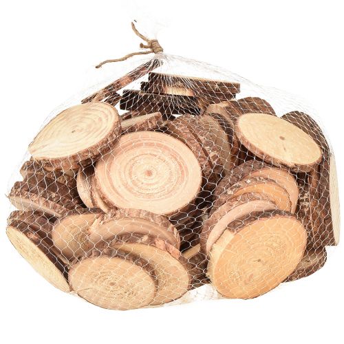 Artikel Mini Holzscheiben Deko Baumscheiben Natur Ø5-7cm
