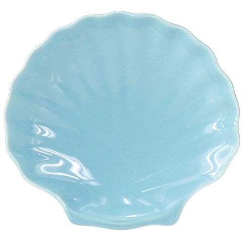 Artikel Muschelteller Maritime Schale Keramik Blau Weiß 14cm 3St