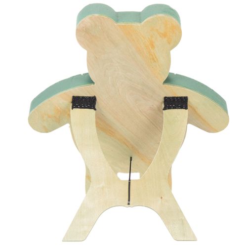 Steckschaum Figur Teddy mit Ständer 48,5cm x 42cm H5cm 1 St | Floristik24.de