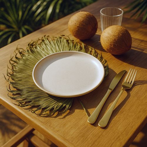 Artikel Palmwedel getrocknet Blätter Deko Saribus Grün 45cm 5 St