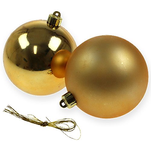 Artikel Weihnachtskugel Gold 10cm 4 St