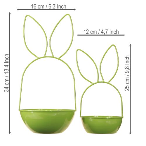 Pflanzschale Hase für Frühling Osterdekoration Wohnzimmer Küche Gartendeko 33cm | Floristik24.de