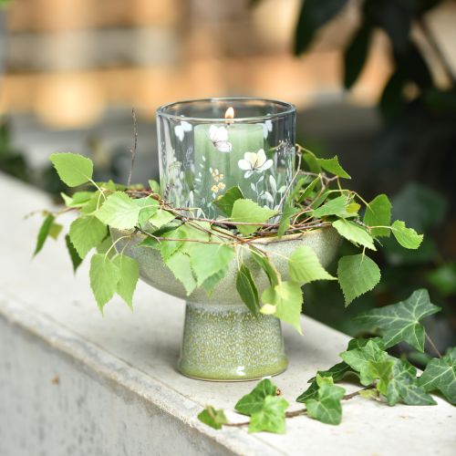 Artikel Pokal Schale Keramik für stilvolle Wohnraumdekoration 17cm